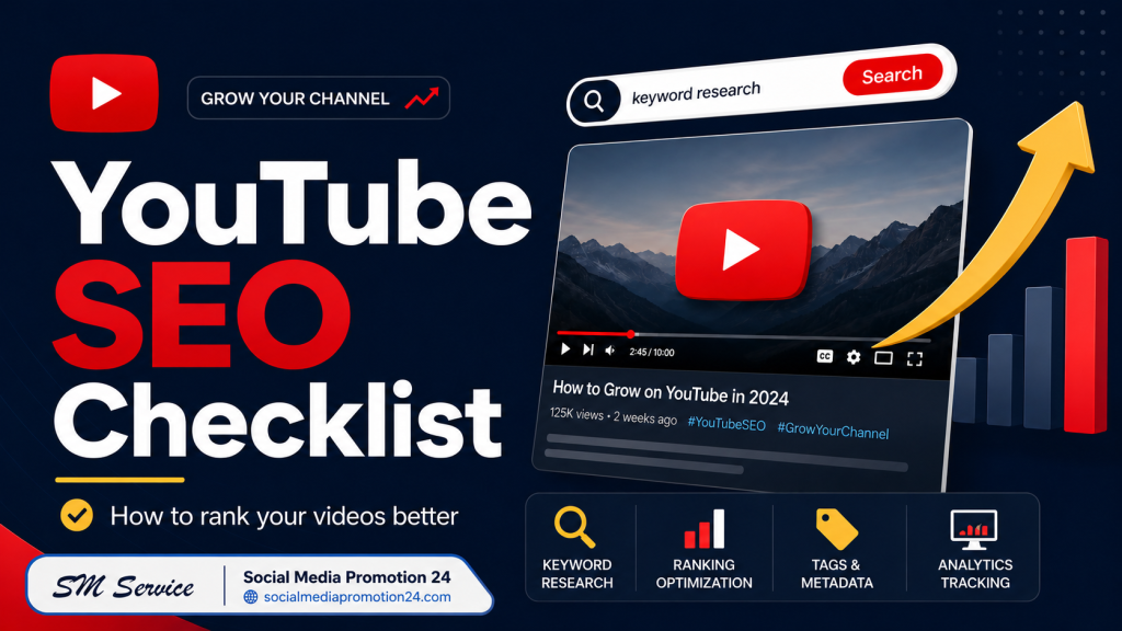 Basic SEO checklist for ranking YouTube videos